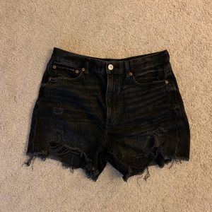 American Eagle Denim Baggy Mom Shorts